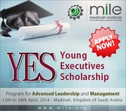 Young Executive Scholarship (YES) Program (Madinah-Saudi Arabia)