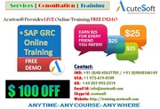 SAP GRC Online Training by AcuteSoft with 10  years SMEs.