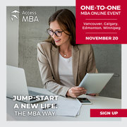 YOU ARE FREE TO CHOOSE YOUR FUTURE! DISCOVER YOUR MBA ON 20 NOVEMBER